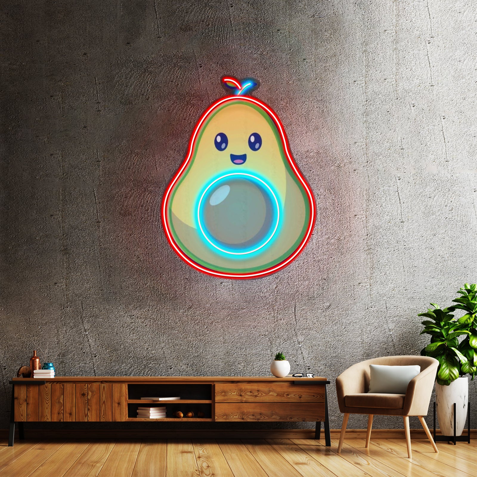 Avocado Baby Custom Led Signs Artwork For Sale