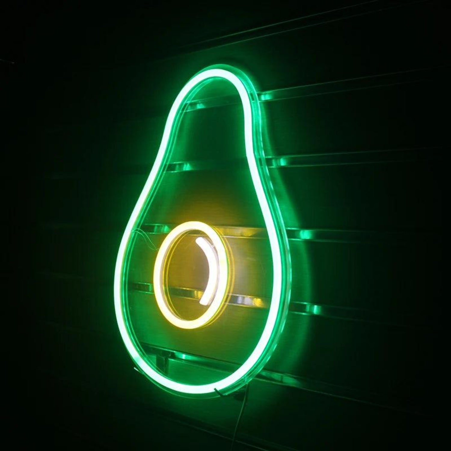 Avocado Green-Yellow Glow Led Neon Sign For Home Cafe Decor | Shineneon