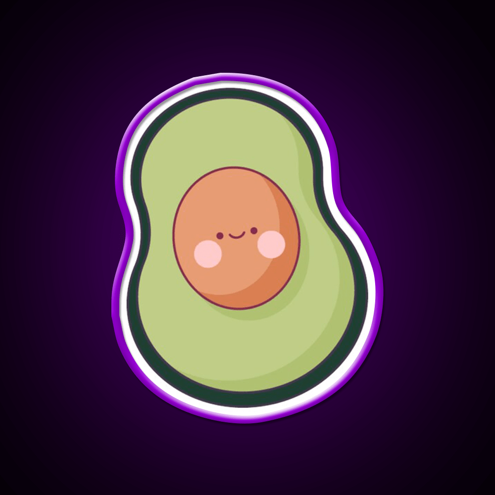 Avocado Snack Food Led Neon Sign Rgb Color - Shineneon