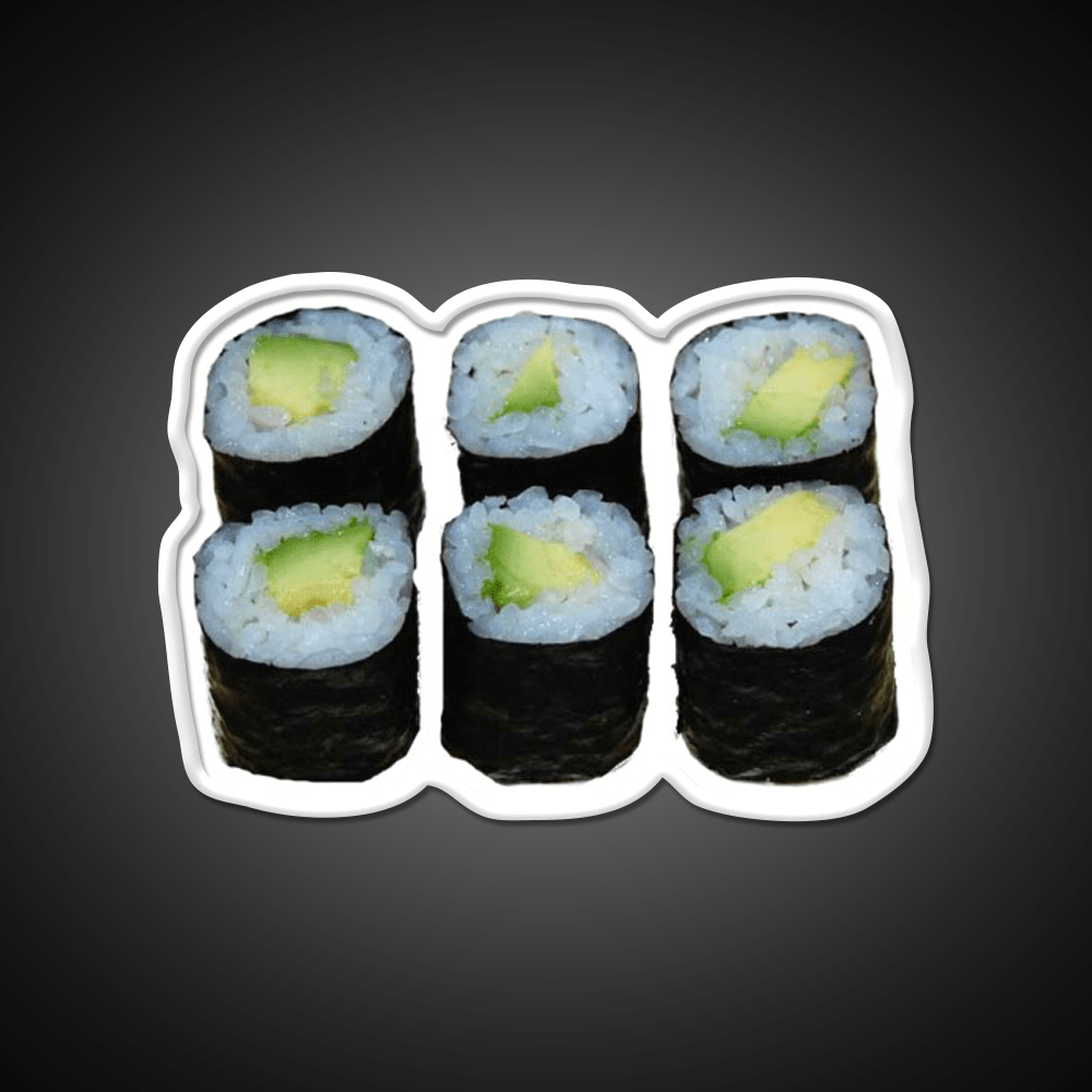 Avocado Sushi Snack Food Led Neon Sign Rgb Color - Shineneon
