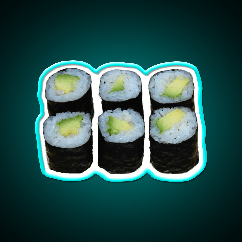 Avocado Sushi Snack Food Led Neon Sign Rgb Color - Shineneon