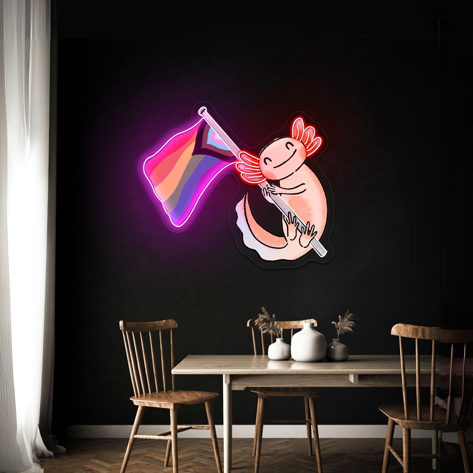 Baba Ram Dass Artwork Led Neon Sign - LED neon sign view 10