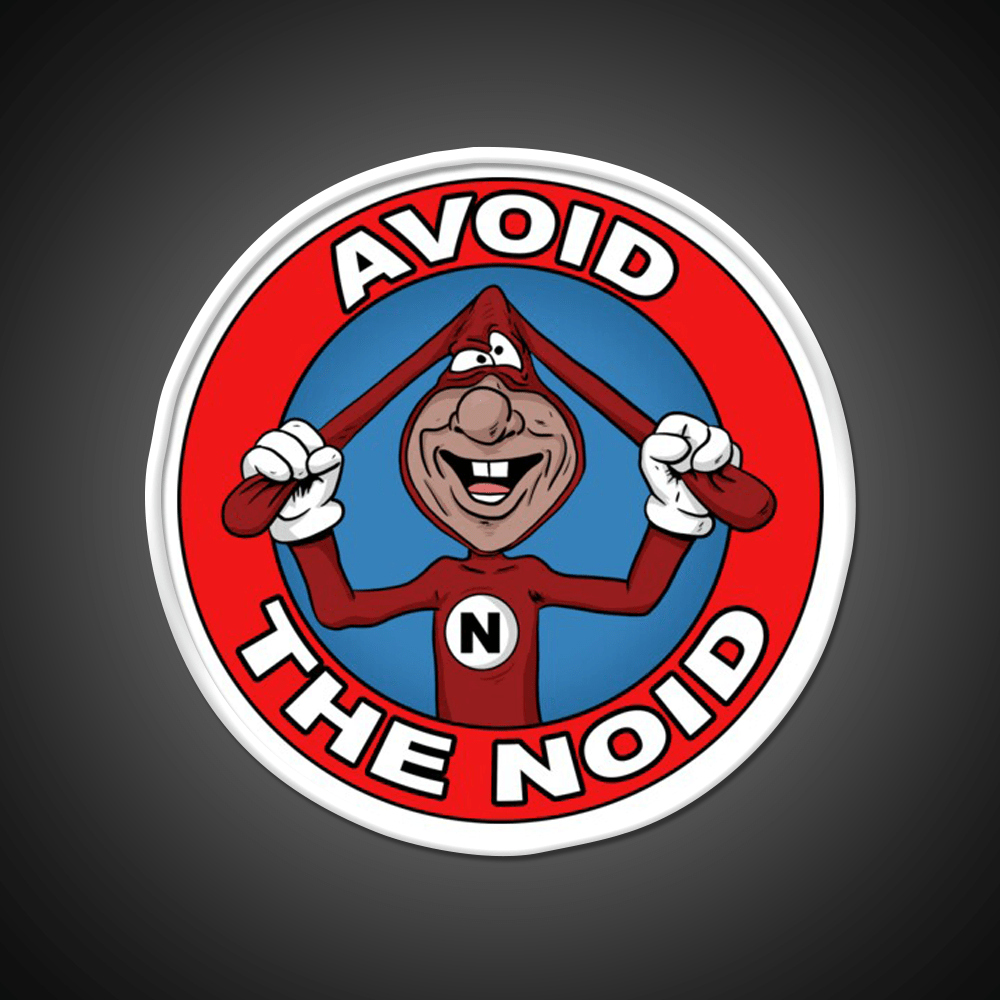 Avoid The Noid Fast Food Led Neon Sign For Burger Place Rgb Color - Shineneon