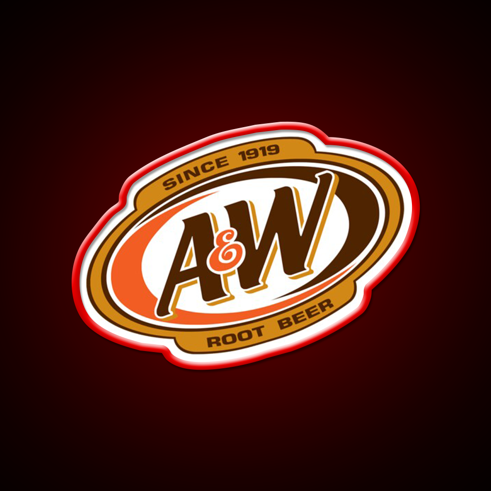 Aw Root Beer Logo Classic Beer Bar Decor Led Neon Sign Rgb Color - LED neon sign view 10
