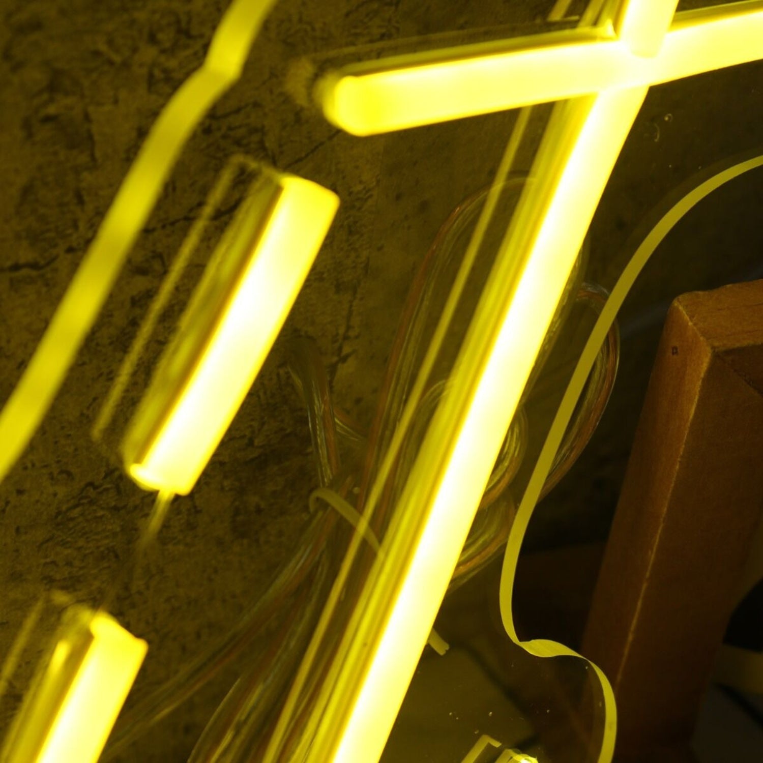 Await Yellow Led Neon Sign - Shineneon