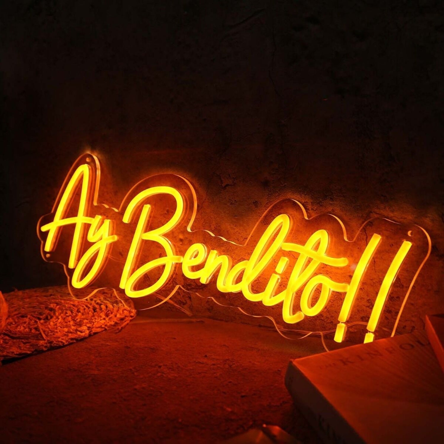 Ay Bendito Yellow Led Neon Sign - Shineneon
