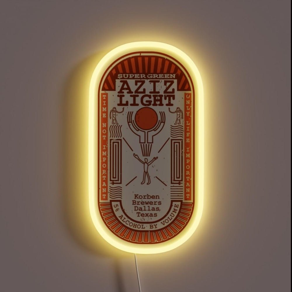 Aziz Light The Divine Brew Alternate Rgb Led Neon Sign - Shineneon