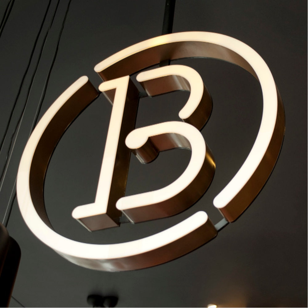 B 3D Frontlit Channel Letters Led Light Sign