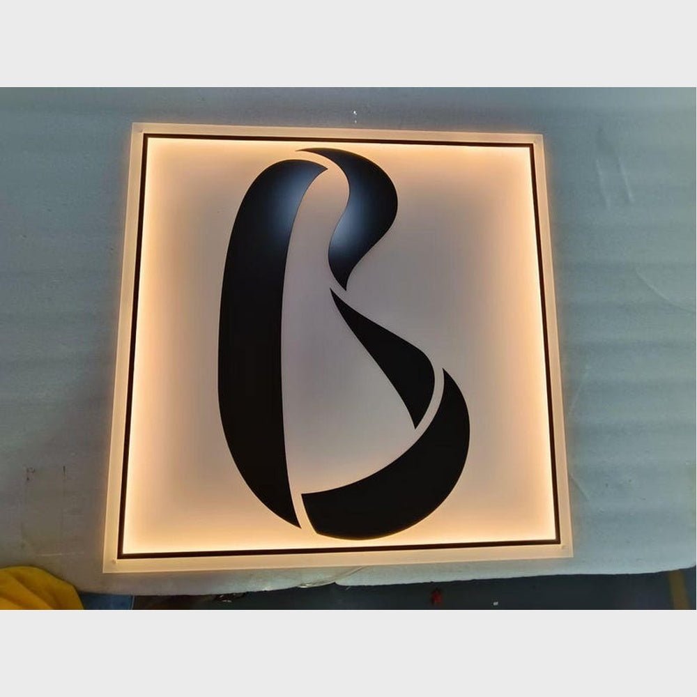B Acrylic Business Logo Sign - Shineneon