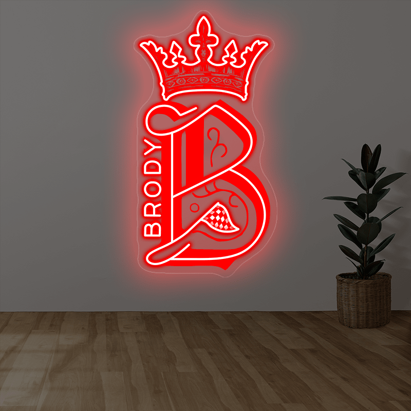 B Custom Neon Sign - Shineneon
