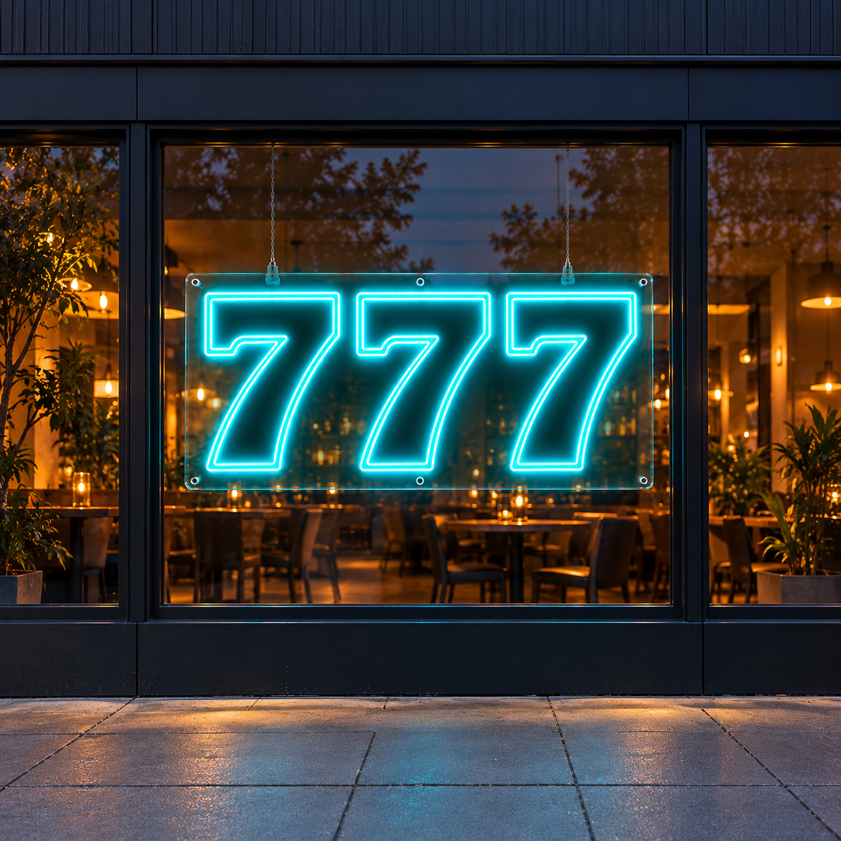 777 Big Size Custom LED Neon Sign