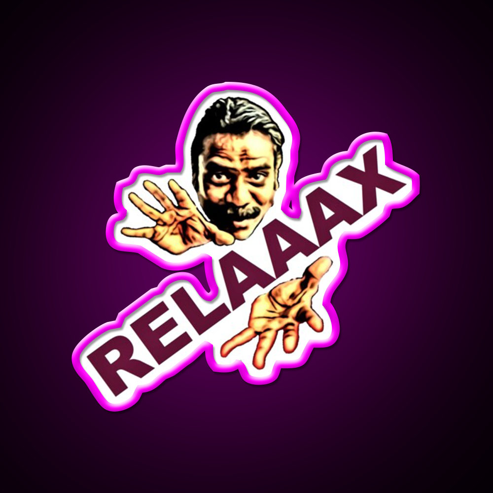 Baba Sen Barber Relaaax Asmr Massage Barber Shop Haircut Led Neon Sign