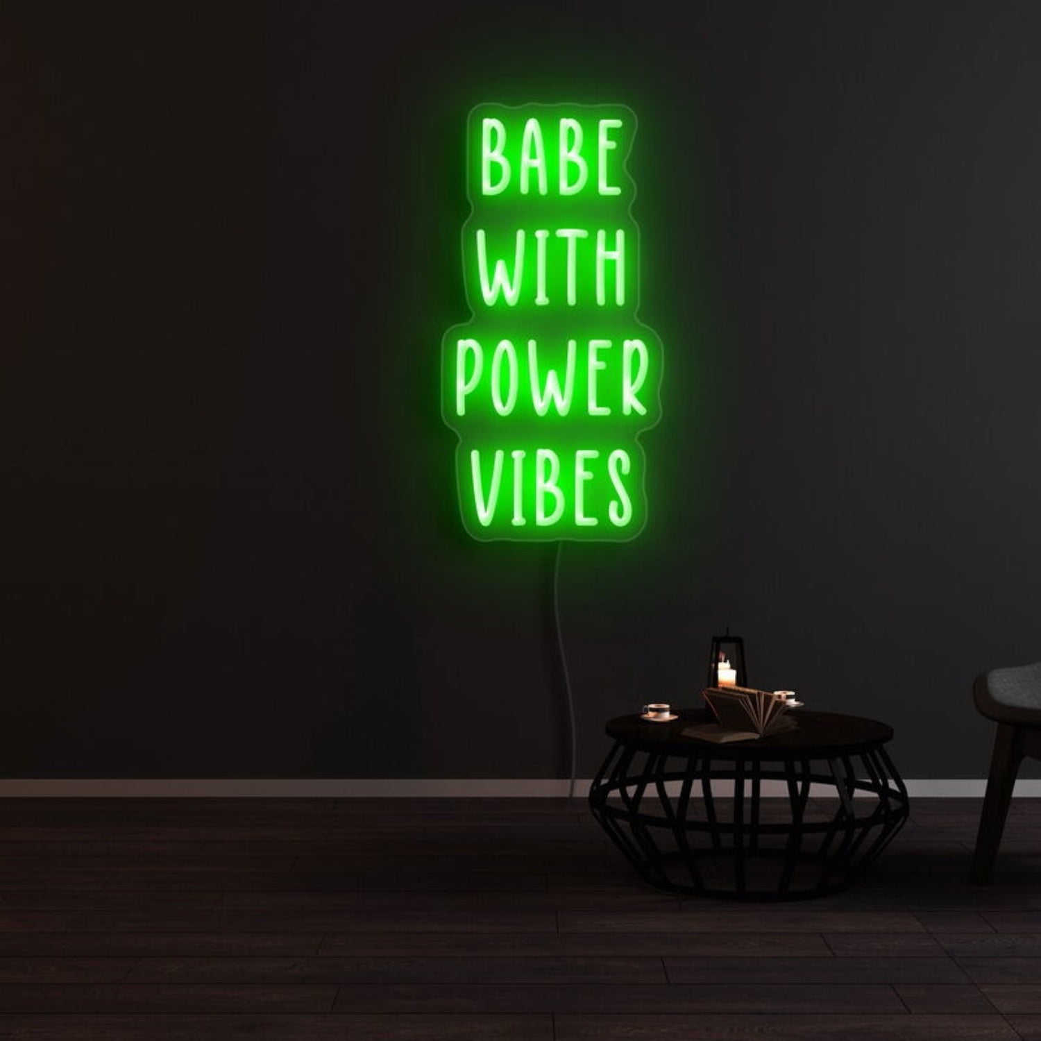 Babe With Power Vibes Neon Sign | Shineneon
