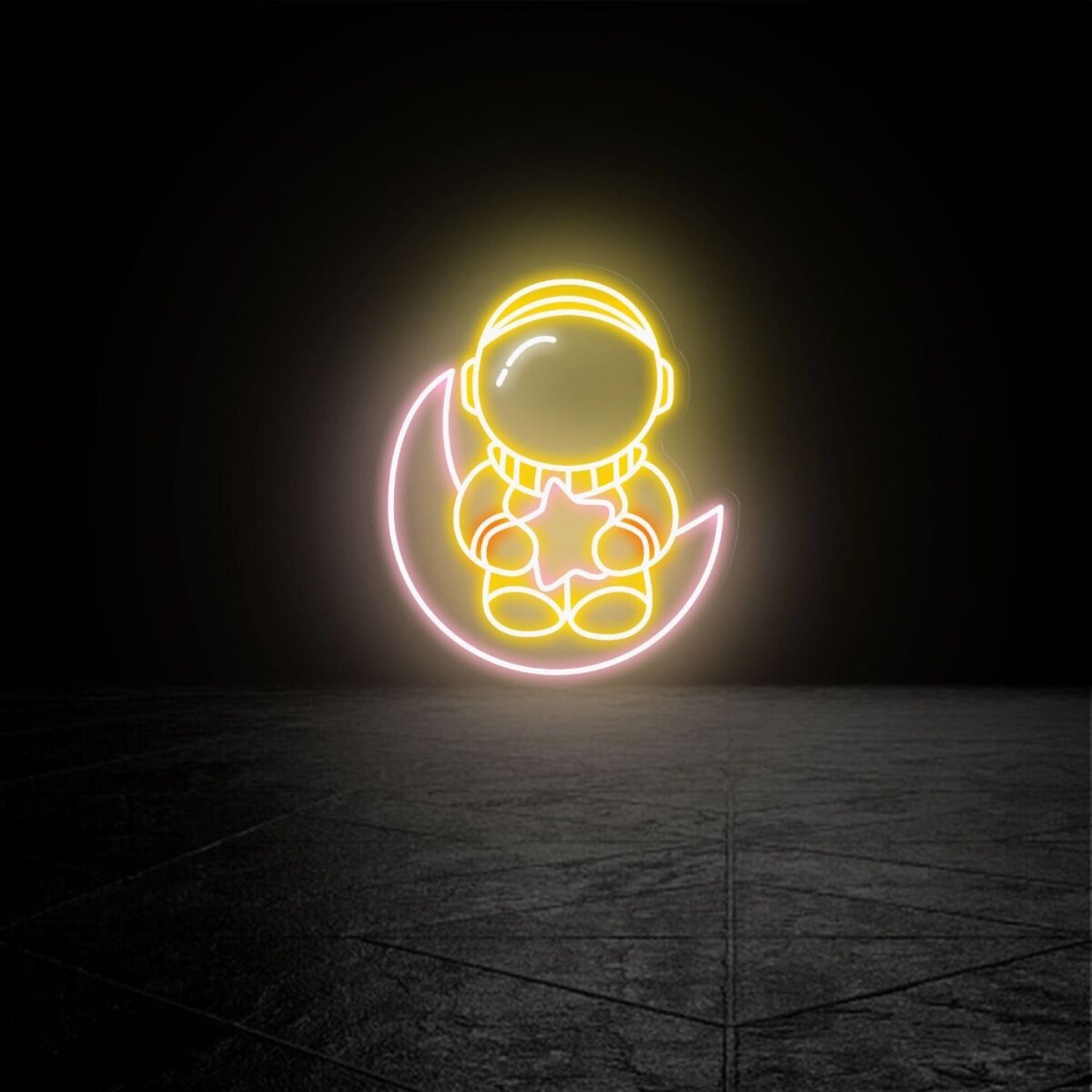 Baby Astronaut Led Neon Sign For Home Decparties And More - Shineneon