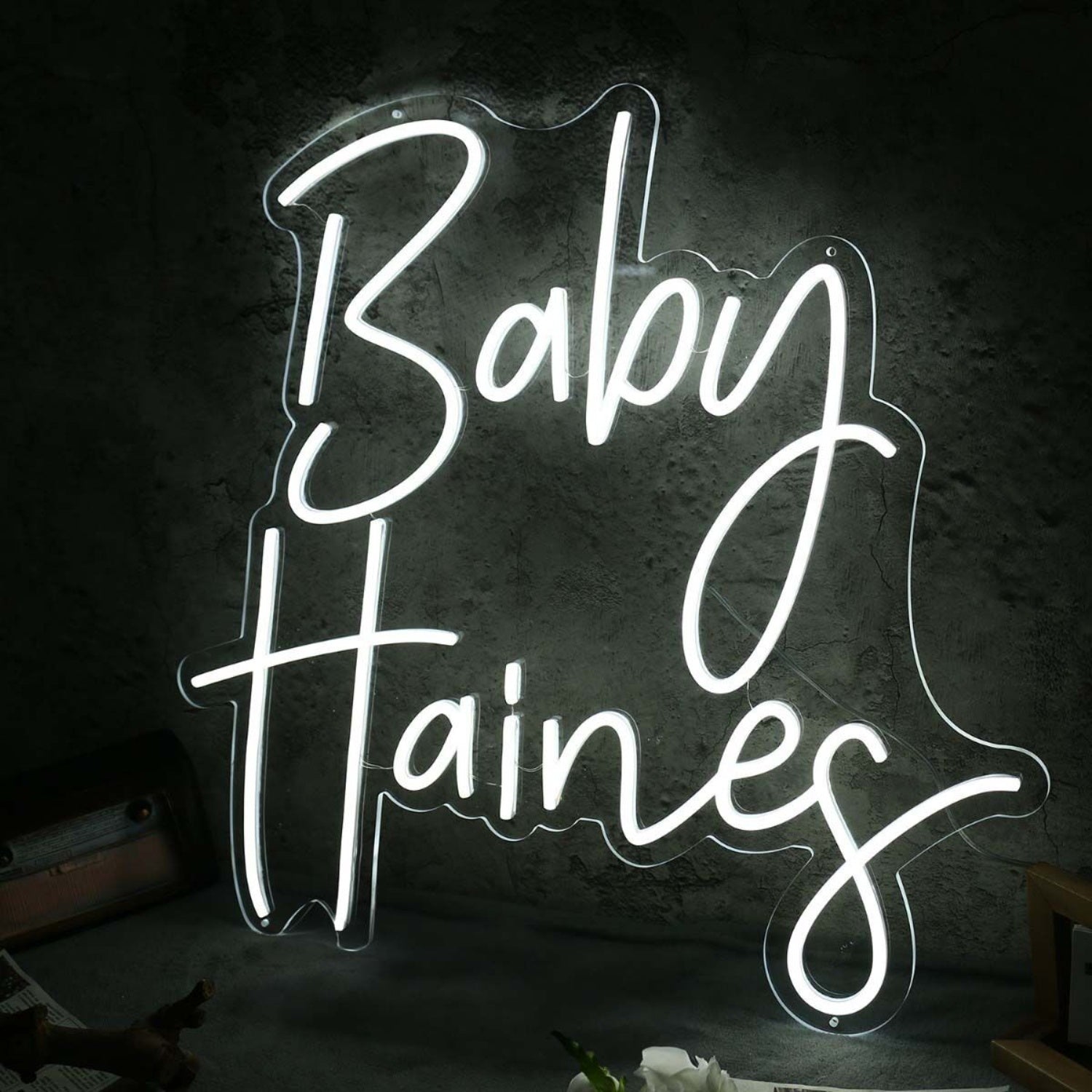 Baby Haines White Neon Sign | Shineneon