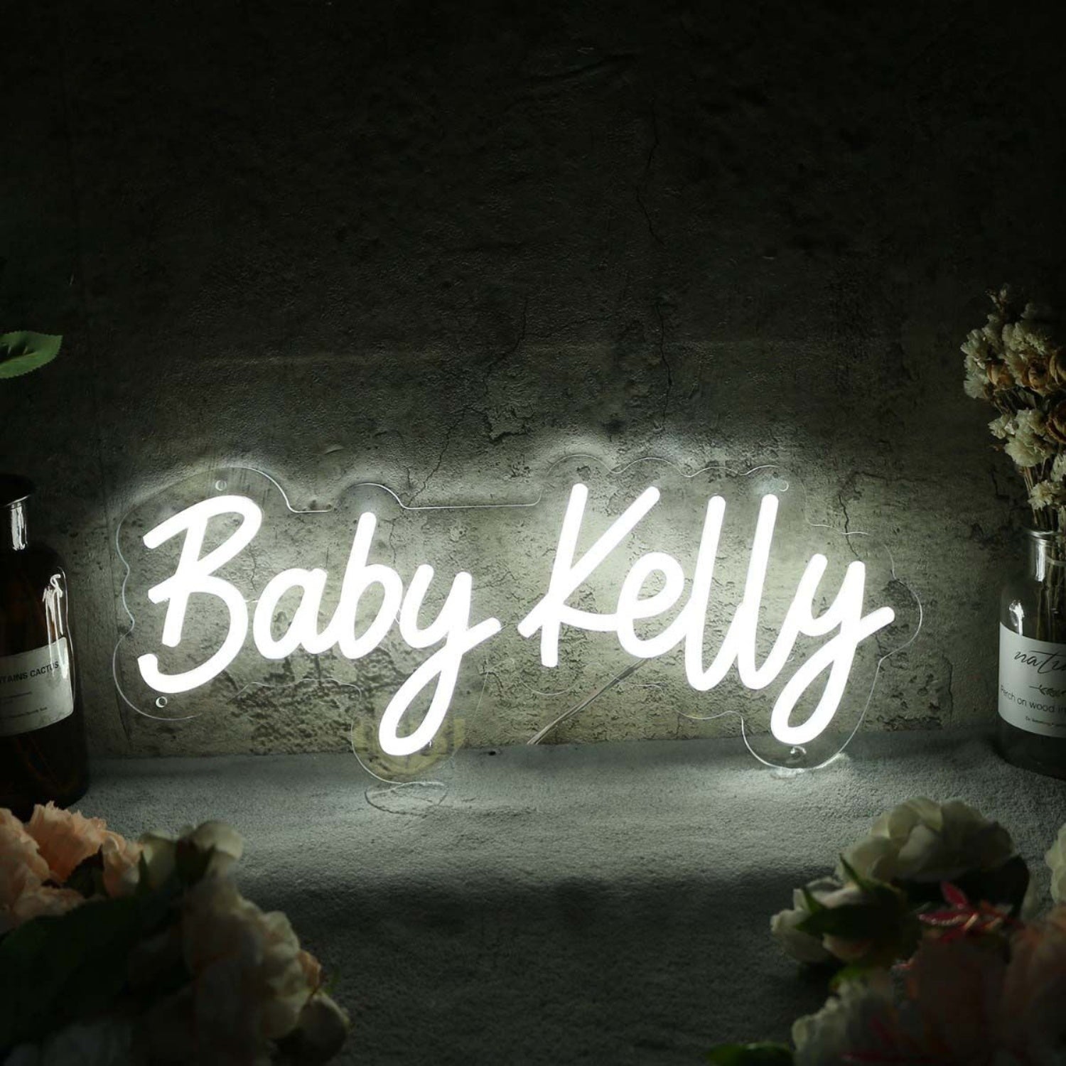 Baby Kelly White Neon Sign | Shineneon
