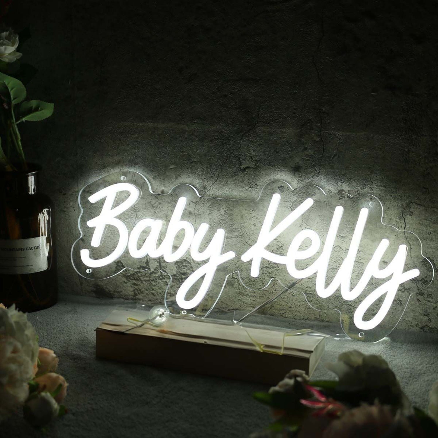 Baby Kelly White Neon Sign | Shineneon