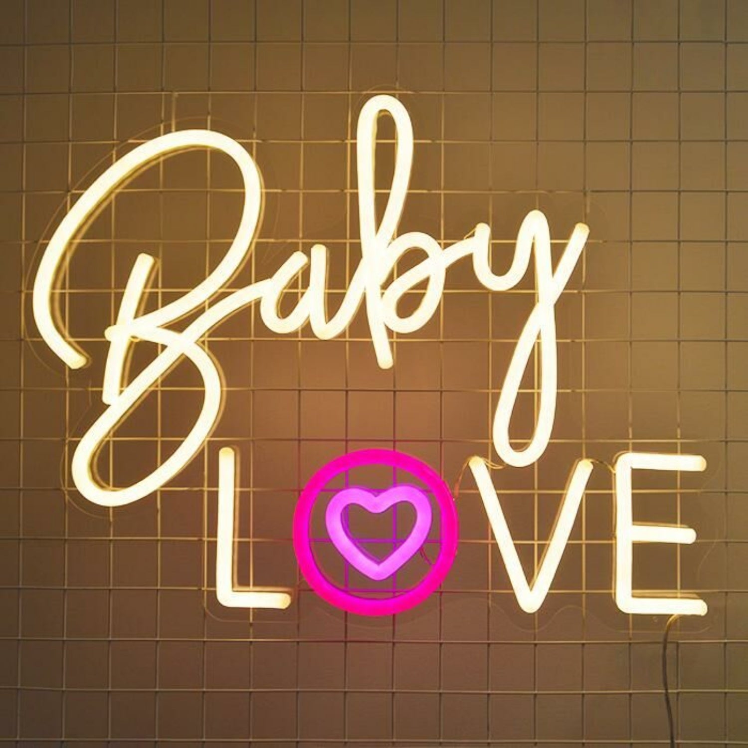 Baby Love Neon Sign Adds Charm To Nursery Rooms | Shineneon