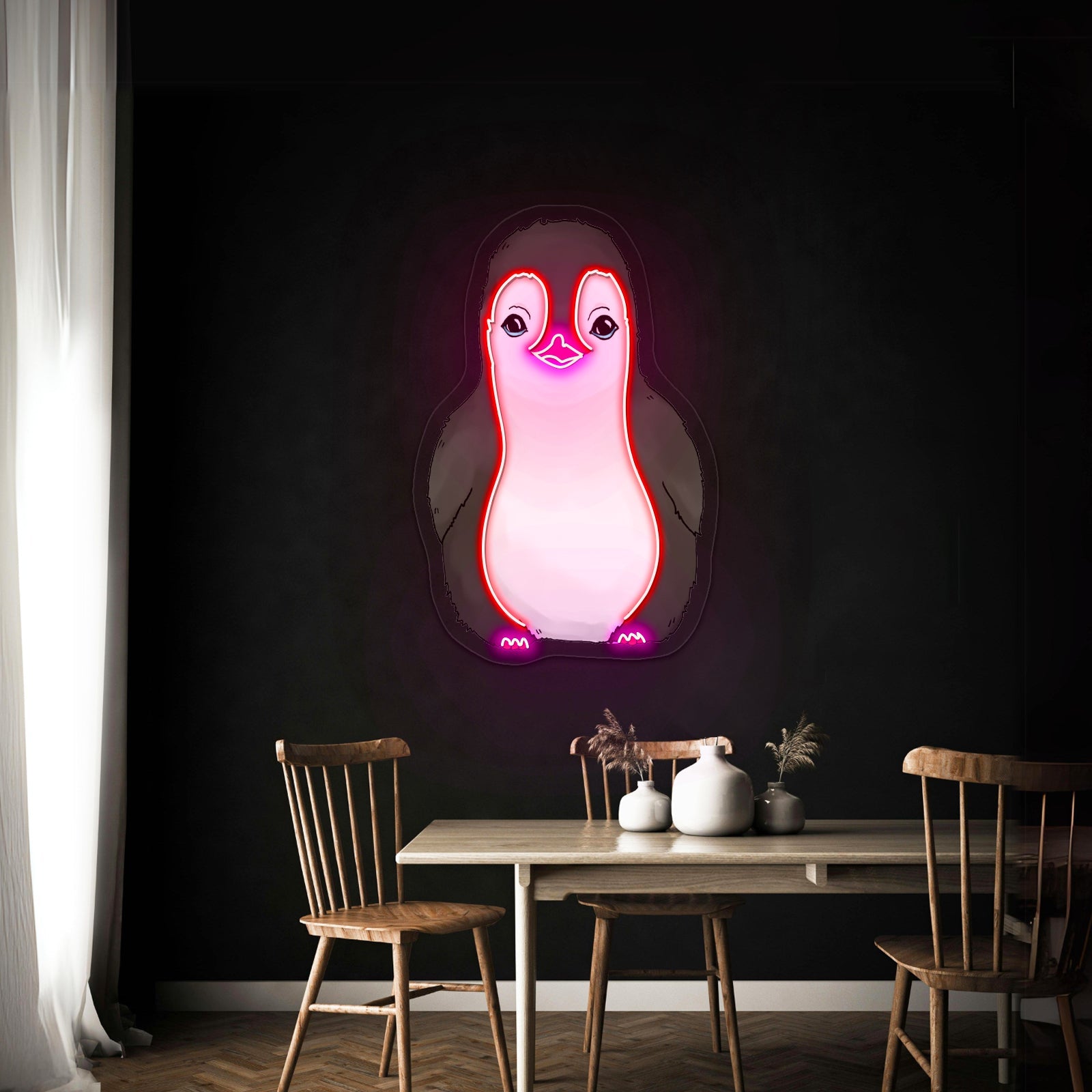 Baby Penguin Neon Signs Neon Signs For Kidsroom - Shineneon