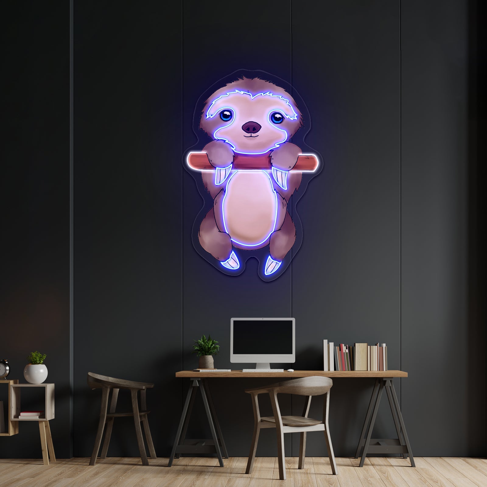 Baby Sloth Neon Signs For Bedroom Decor