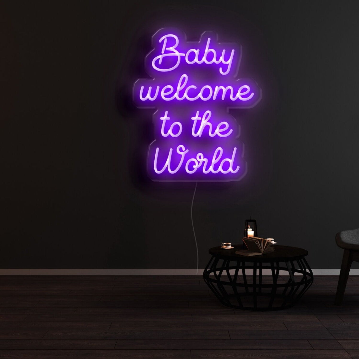 Baby Welcome To The World Led Neon Sign - Shineneon