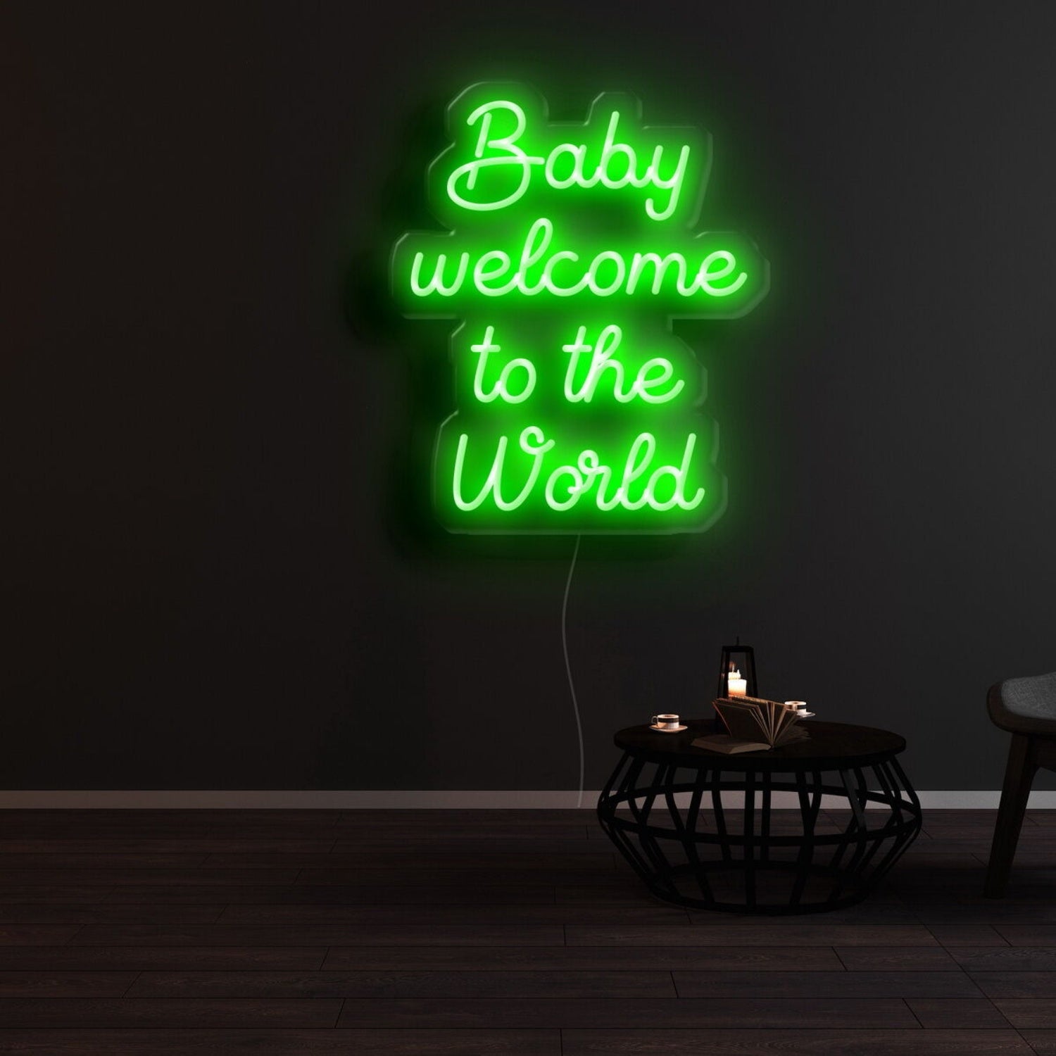 Baby Welcome To The World Led Neon Sign - Shineneon