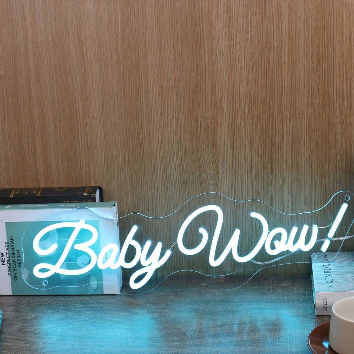 Baby Wow Blue Led Neon Sign - Shineneon
