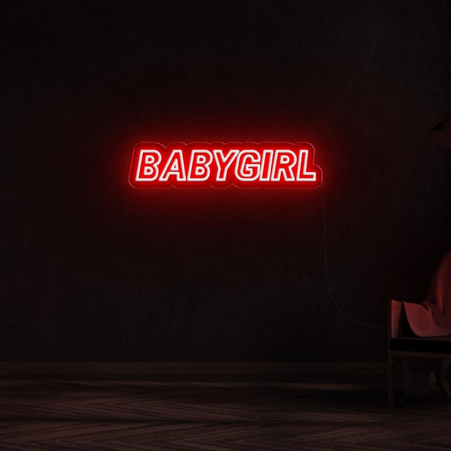 Babygirl Blue Led Neon Sign For Modern Bedroom Home Decor | Shineneon