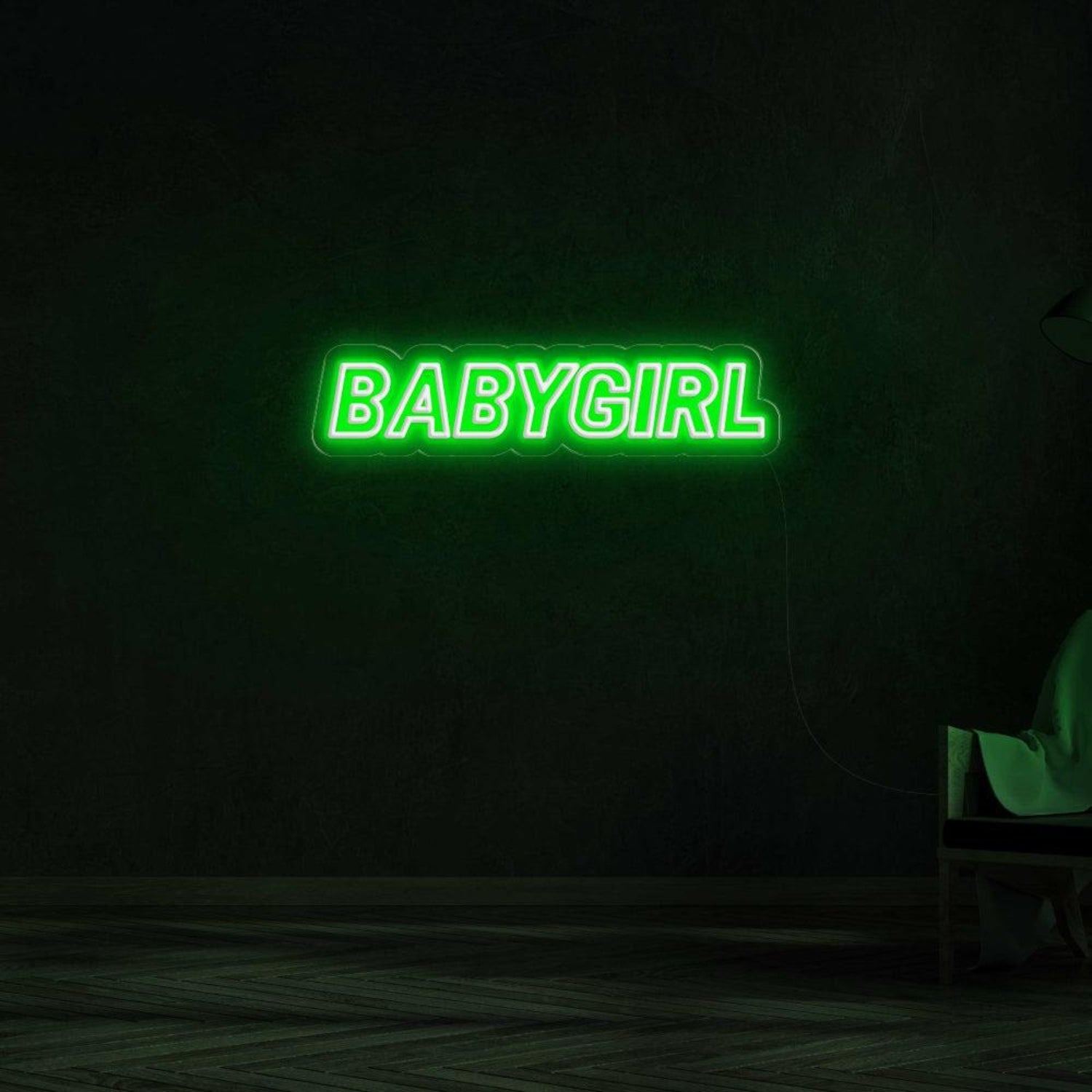 Babygirl Blue Led Neon Sign For Modern Bedroom Home Decor | Shineneon