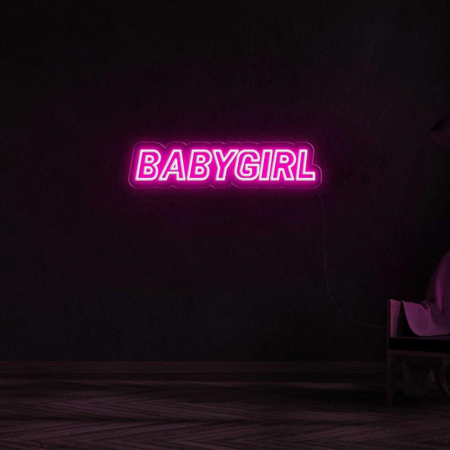 Babygirl Blue Led Neon Sign For Modern Bedroom Home Decor | Shineneon