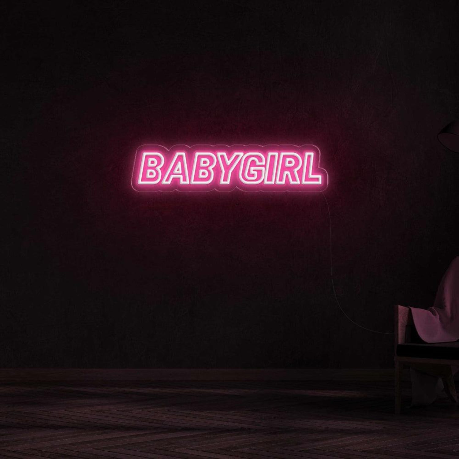 Babygirl Blue Led Neon Sign For Modern Bedroom Home Decor | Shineneon