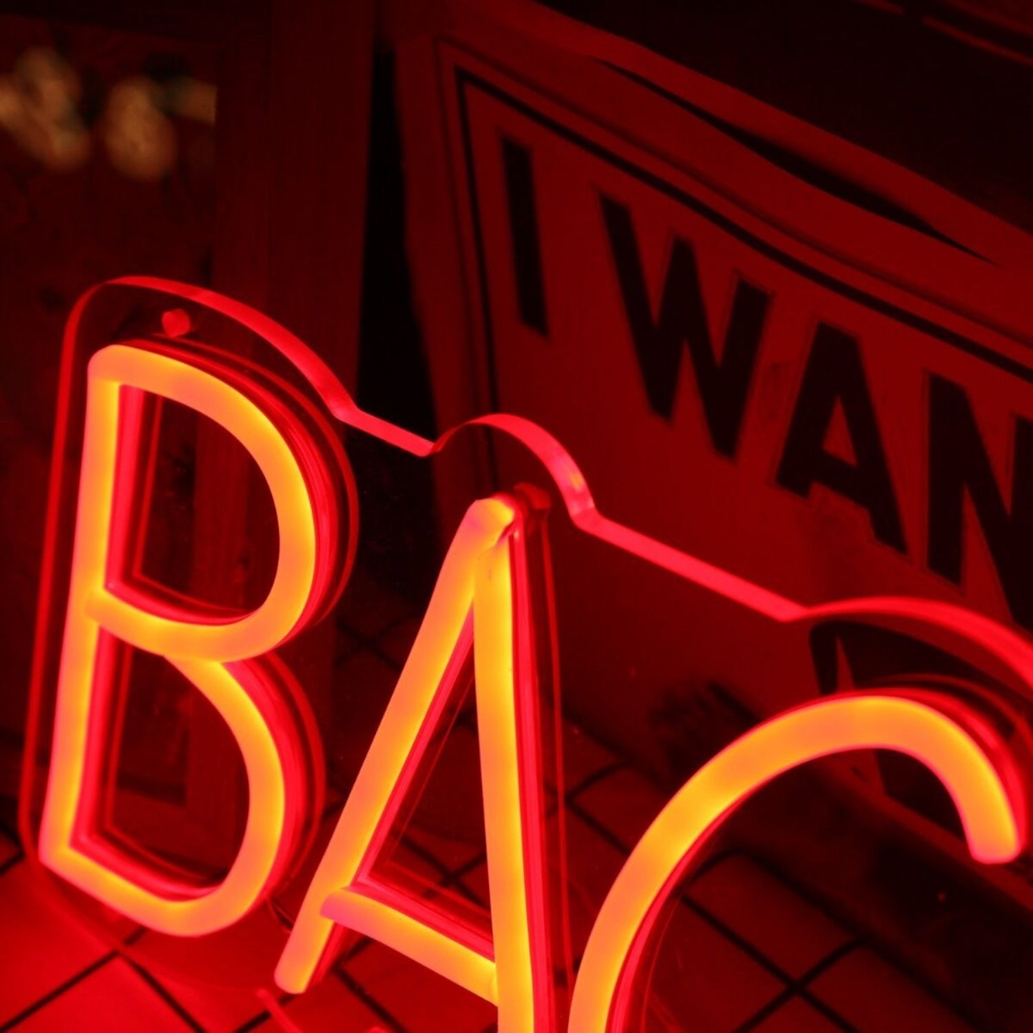 Back 2 The Bs Red Custom Led Neon Sign - Shineneon