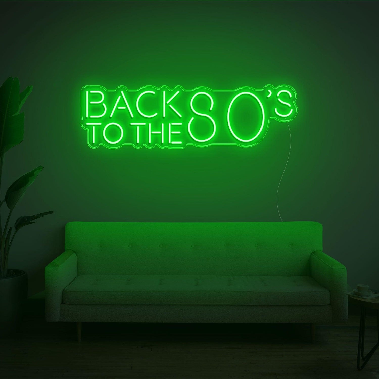 Back To The 80s Retro Purple Led Neon Sign For Home Bar Cafe Decor | Shineneon