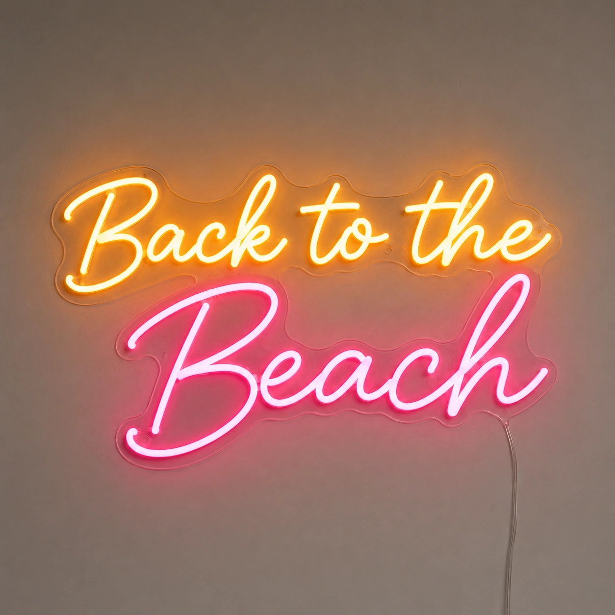 Back To The Beach Neon Sign LED Neon Sign main product image