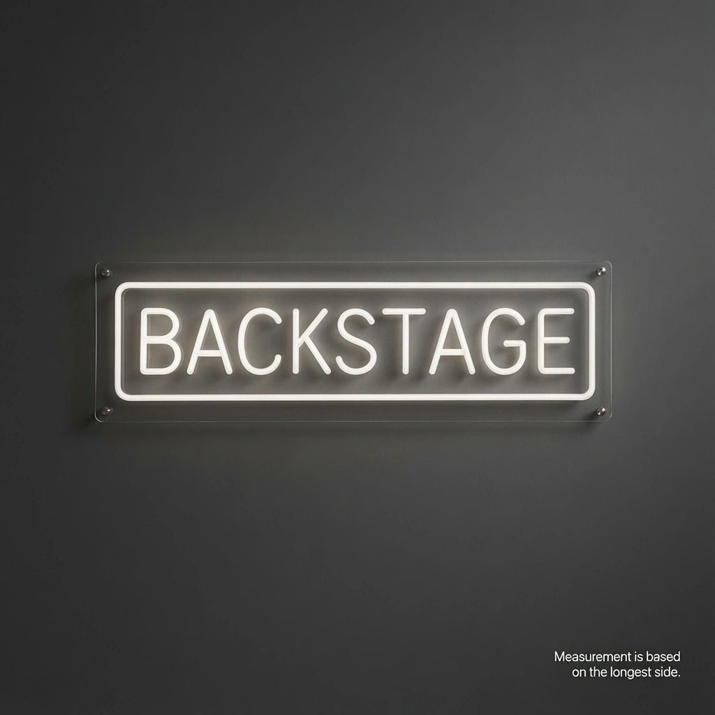 Backstage LED Neon Sign - Shineneon