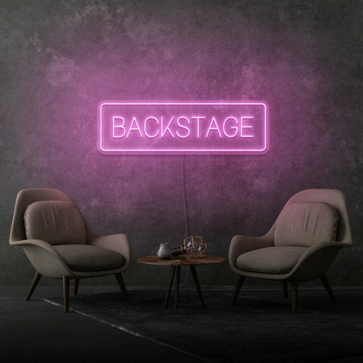 Backstage Neon Behind The Scenes Glamour - Shineneon