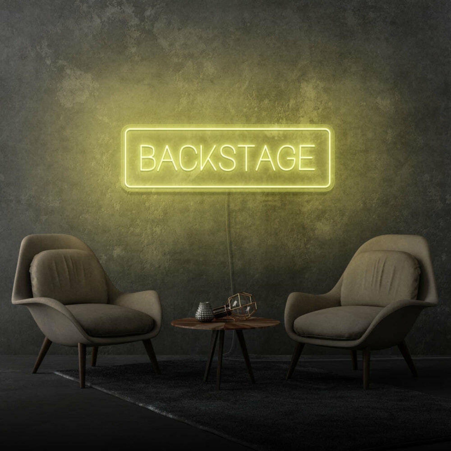 Backstage Neon Behind The Scenes Glamour - Shineneon
