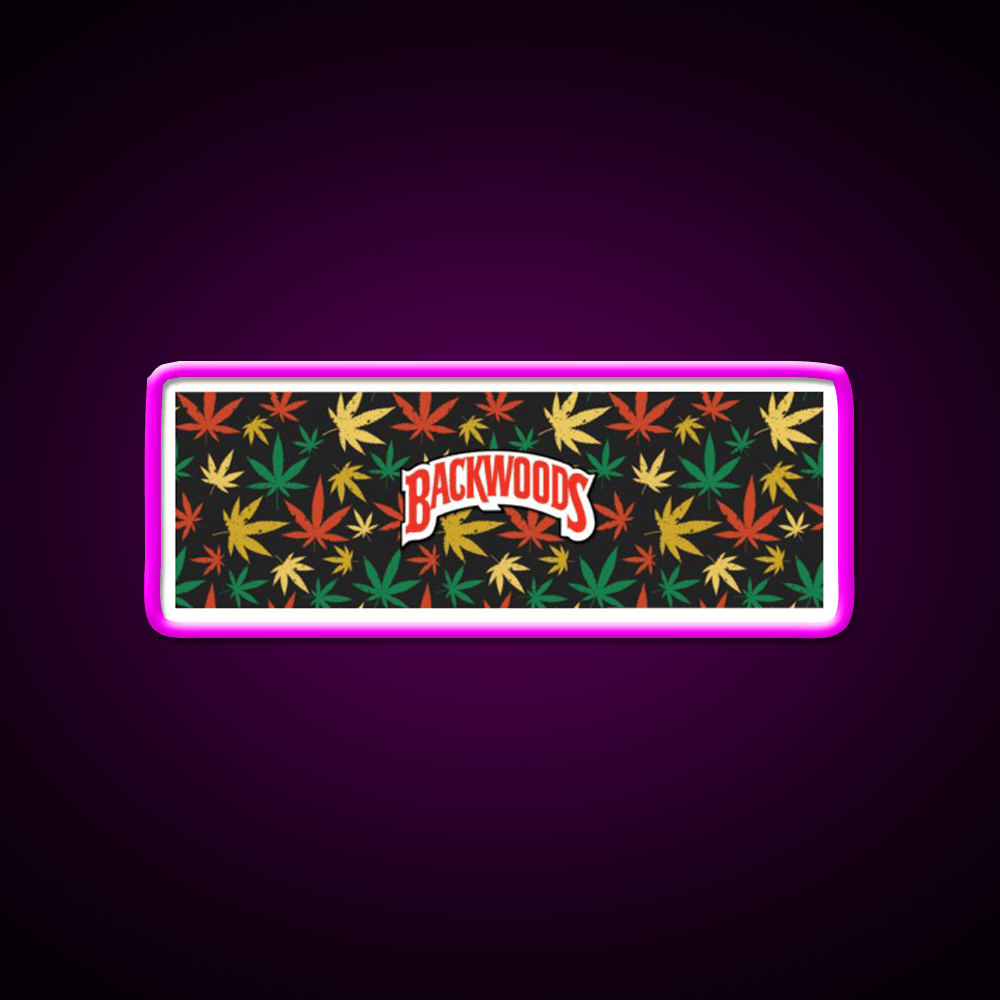Backwoods Hemp Inspired Green Leaf Led Neon Sign Rgb Color - Shineneon