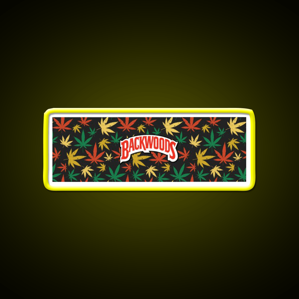 Backwoods Hemp Inspired Green Leaf Led Neon Sign Rgb Color - Shineneon