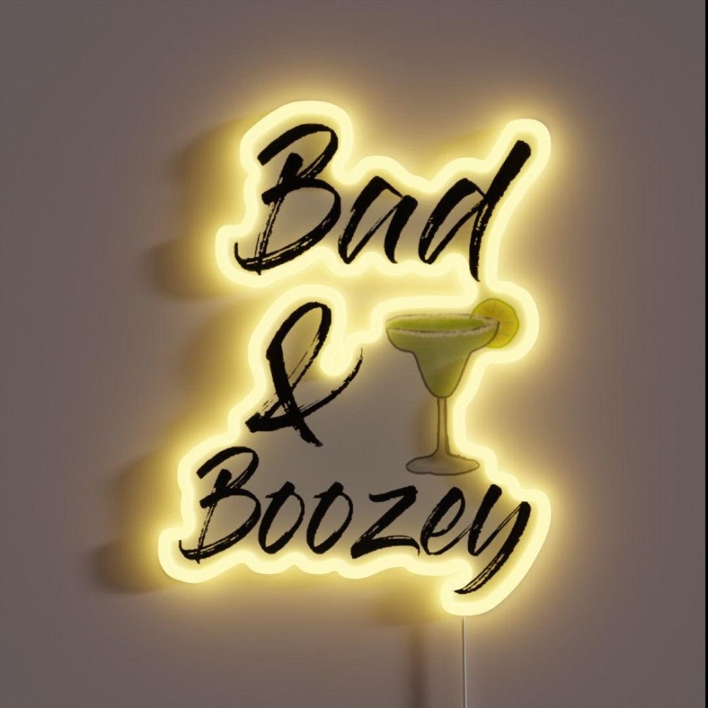 Bad And Boozey Rgb Led Neon Sign - Shineneon