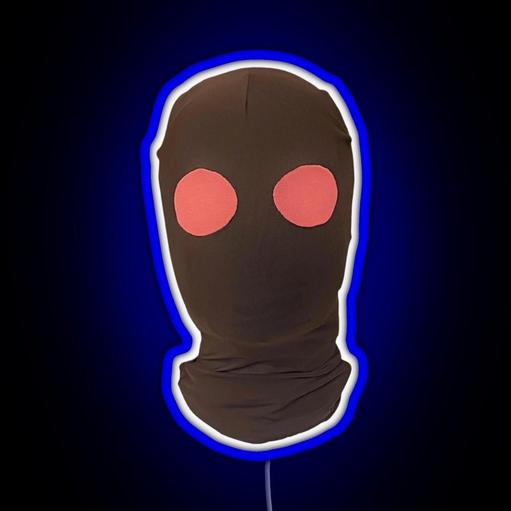 Bad Bunny Nadie Sabe Lo Que Va A Pasar Manana Rgb Neon Sign - LED neon sign close-up detail