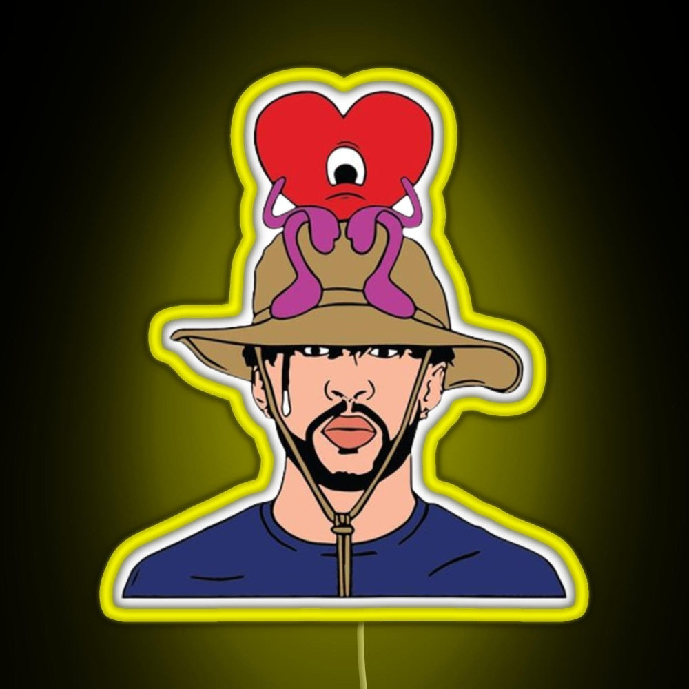 Bad Bunny Rgb Neon Sign