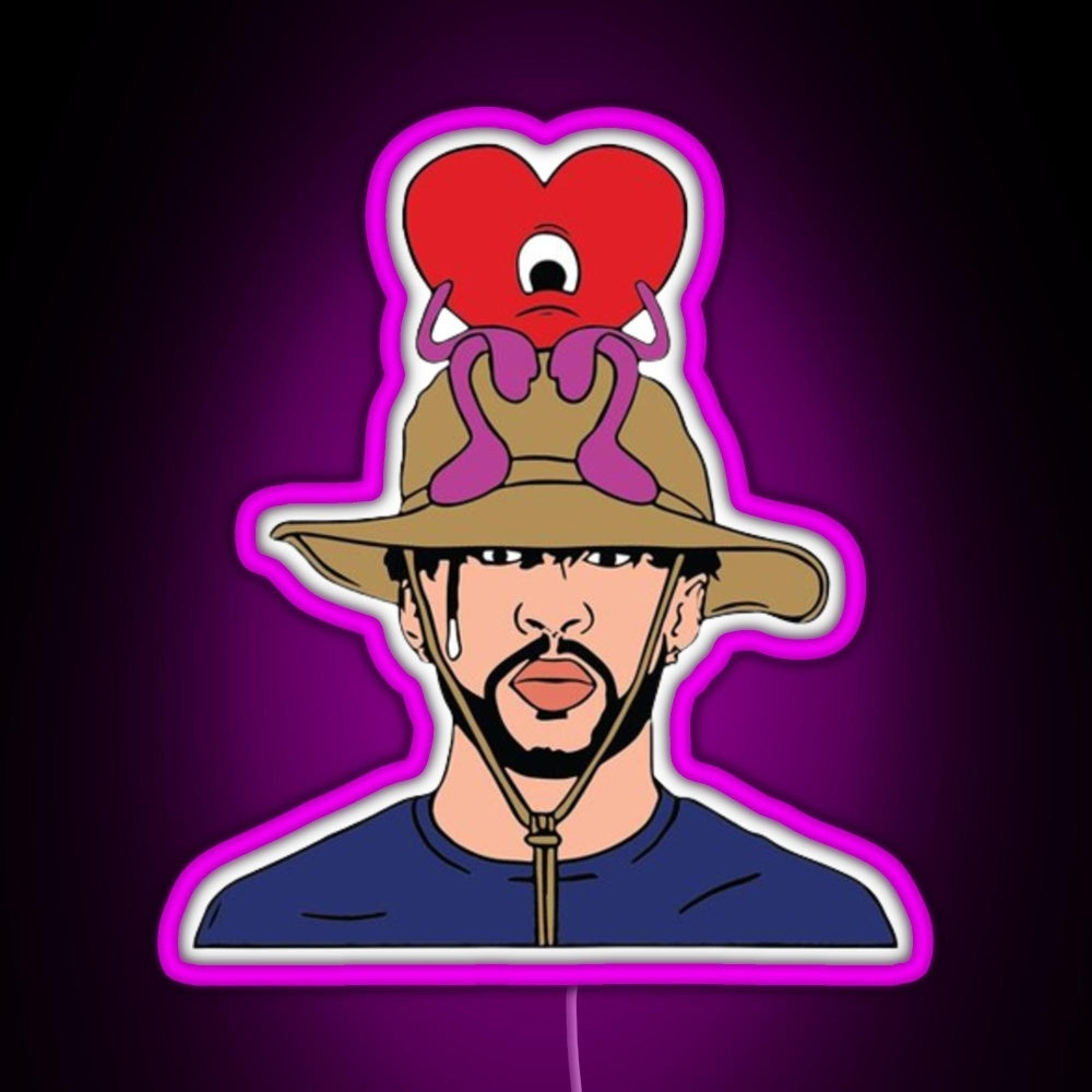 Bad Bunny Rgb Neon Sign