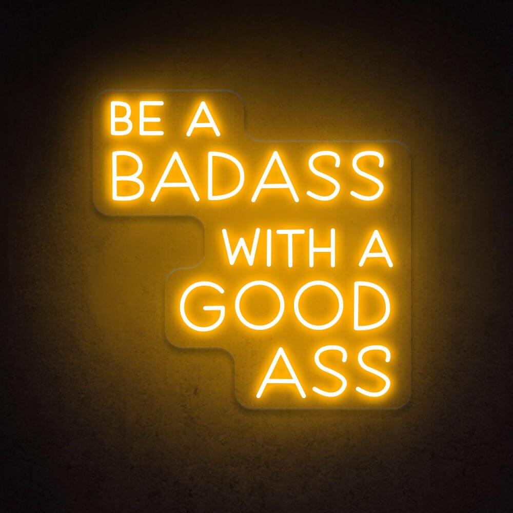 Badass Good Ass Bright Pink Led Neon Sign Home Decor | Shineneon