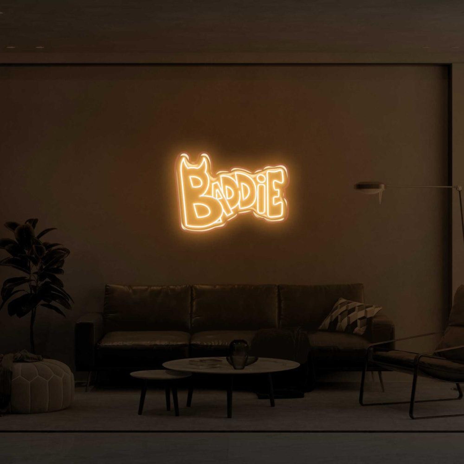 Baddie Devil Pink Led Neon Sign For Modern Home Decor | Shineneon