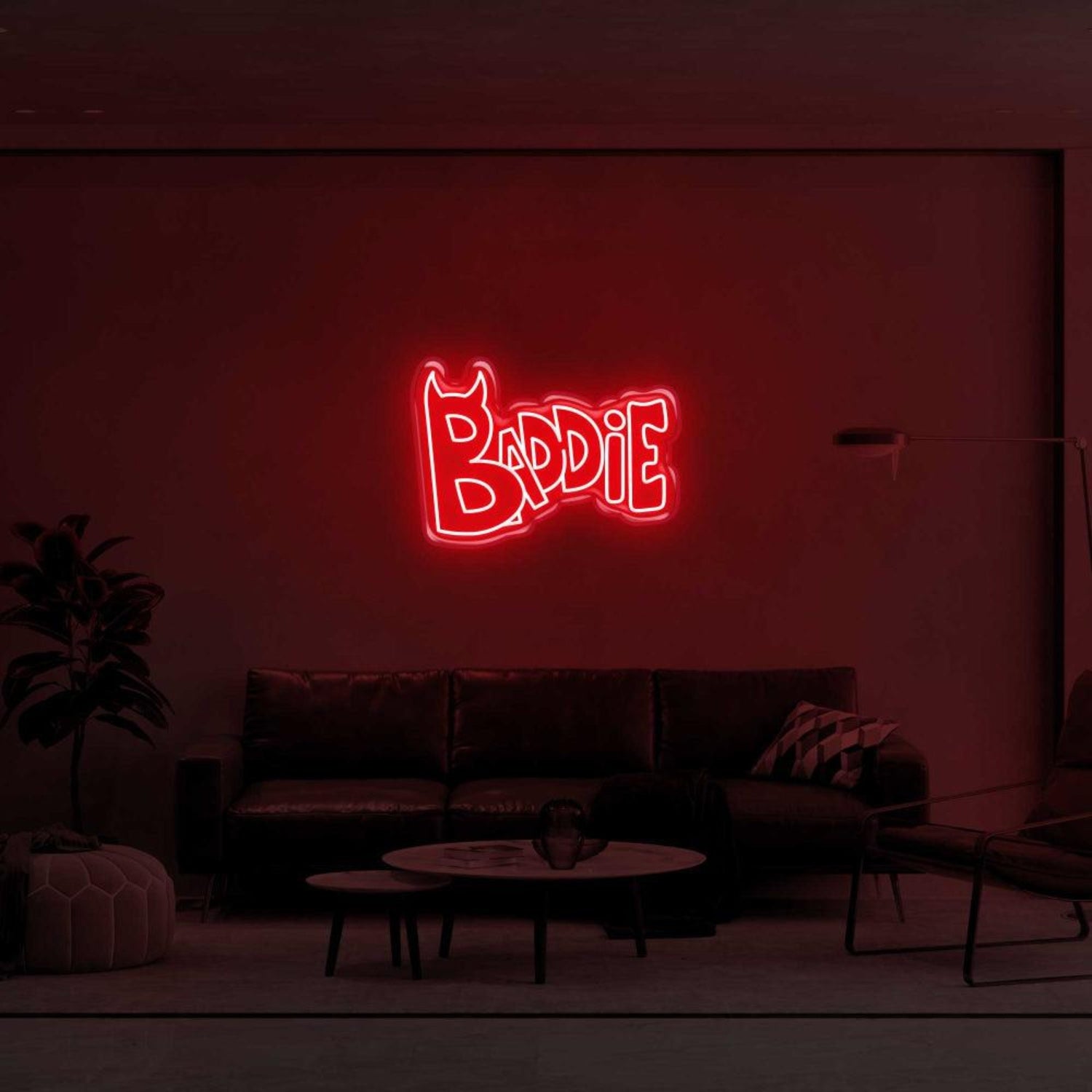 Baddie Devil Pink Led Neon Sign For Modern Home Decor | Shineneon