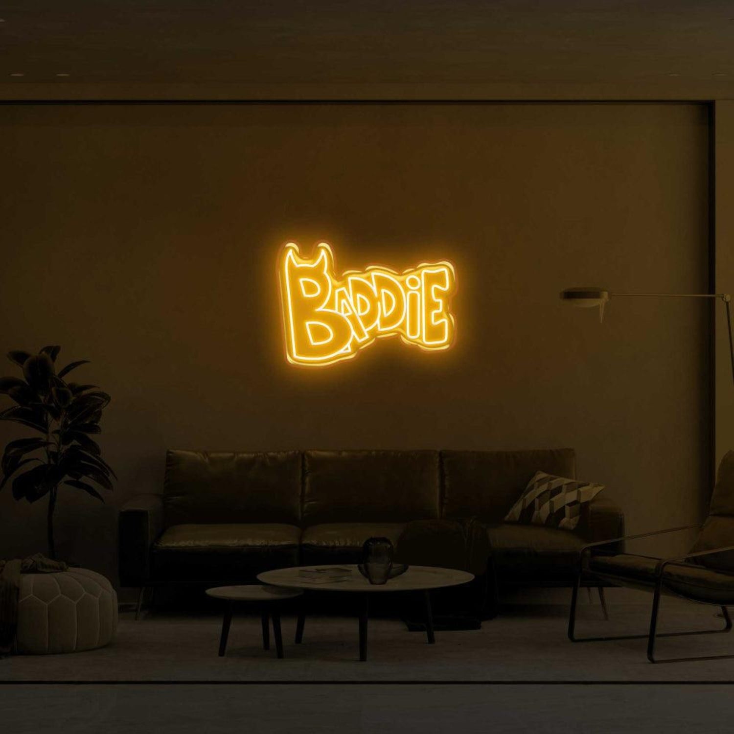 Baddie Devil Pink Led Neon Sign For Modern Home Decor | Shineneon