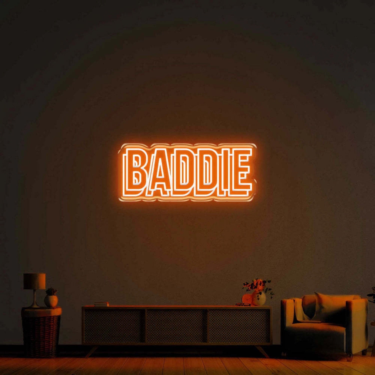 Baddie Double Led Neon Sign - Shineneon