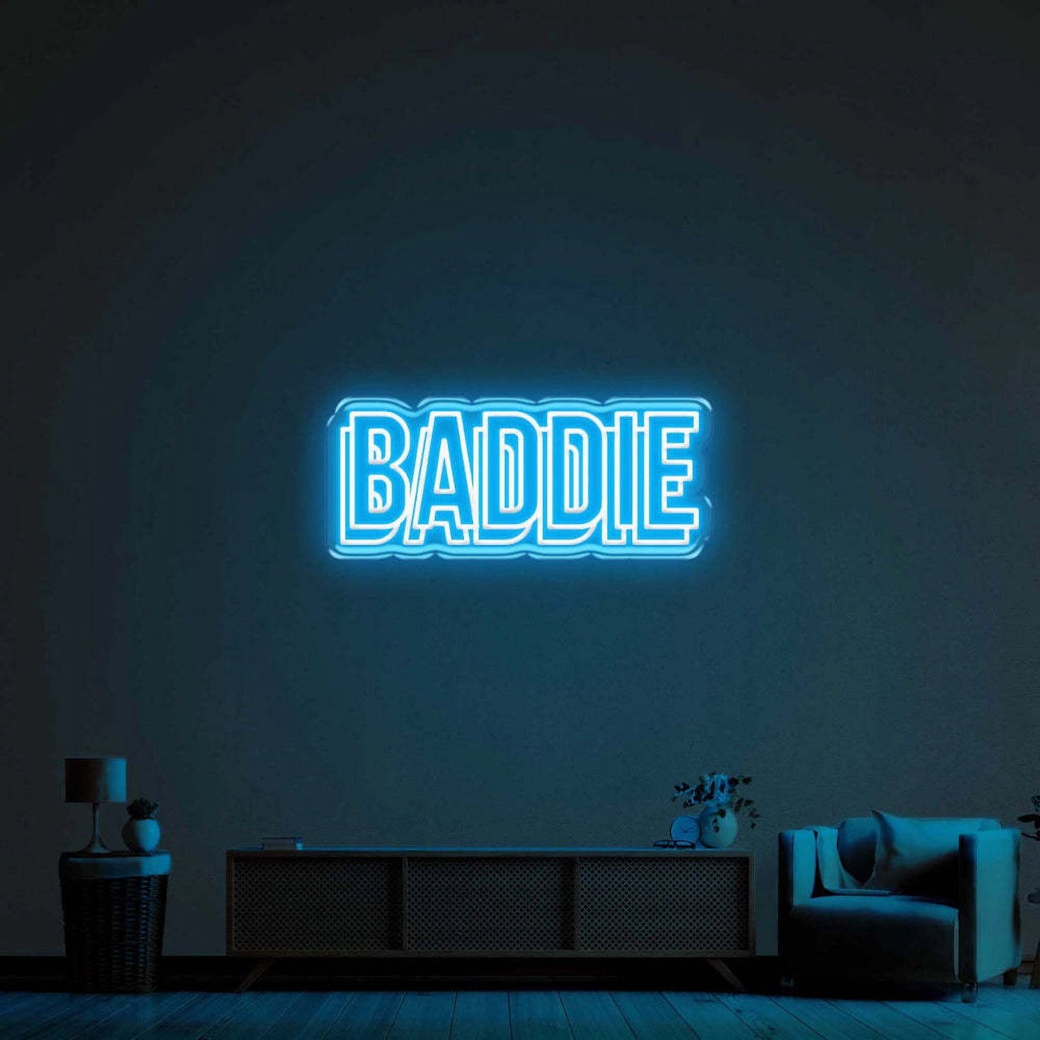 Baddie Double Led Neon Sign - Shineneon