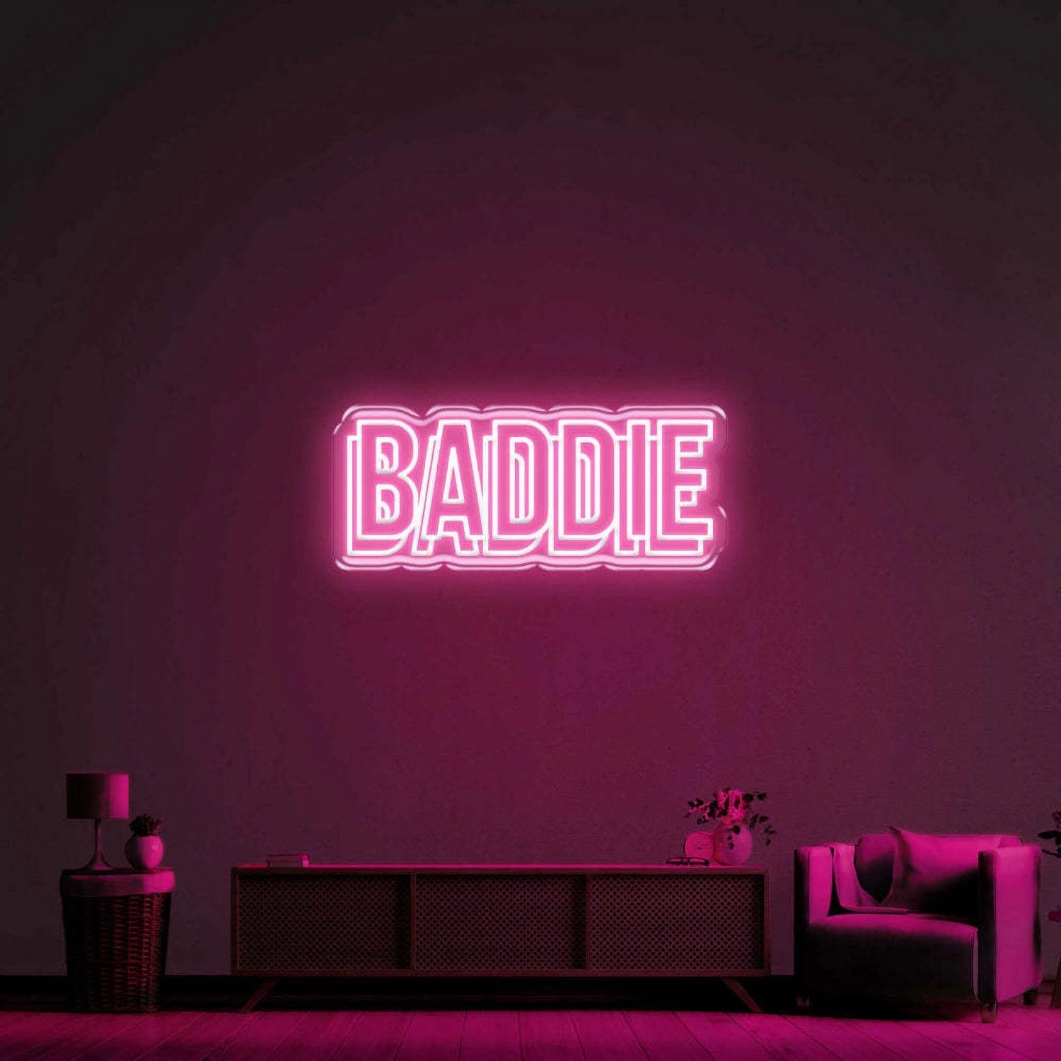 Baddie Double Led Neon Sign - Shineneon